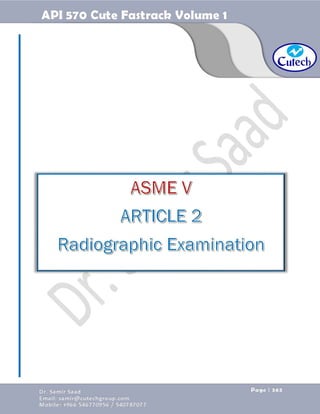 API 570 - Piping Inspector Fastrack- Volume 1-Dr. Samir Saad 