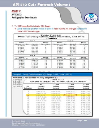 API 570 - Piping Inspector Fastrack- Volume 1-Dr. Samir Saad 