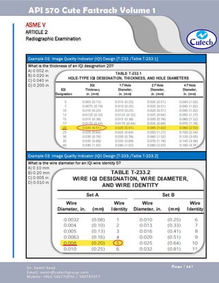 API 570 - Piping Inspector Fastrack- Volume 1-Dr. Samir Saad 