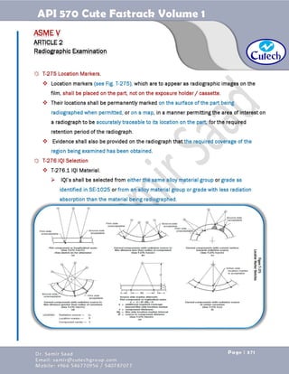 API 570 - Piping Inspector Fastrack- Volume 1-Dr. Samir Saad 