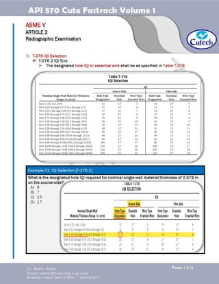 API 570 - Piping Inspector Fastrack- Volume 1-Dr. Samir Saad 