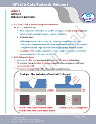 API 570 - Piping Inspector Fastrack- Volume 1-Dr. Samir Saad 
