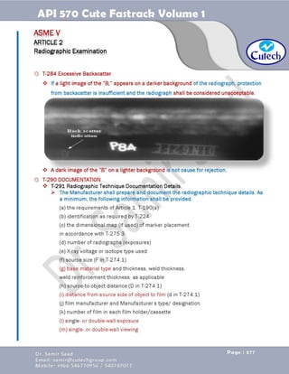 API 570 - Piping Inspector Fastrack- Volume 1-Dr. Samir Saad 