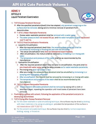 API 570 - Piping Inspector Fastrack- Volume 1-Dr. Samir Saad 