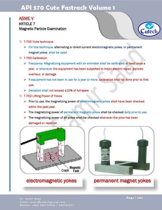 API 570 - Piping Inspector Fastrack- Volume 1-Dr. Samir Saad 