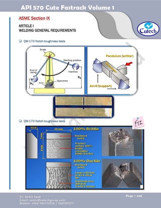 API 570 - Piping Inspector Fastrack- Volume 1-Dr. Samir Saad 