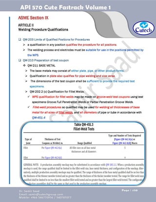 API 570 - Piping Inspector Fastrack- Volume 1-Dr. Samir Saad 