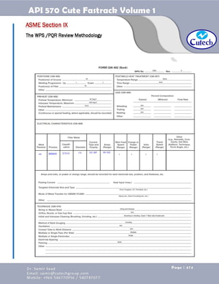 API 570 - Piping Inspector Fastrack- Volume 1-Dr. Samir Saad 
