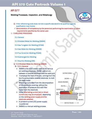 API 570 - Piping Inspector Fastrack- Volume 1-Dr. Samir Saad 