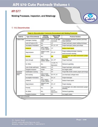 API 570 - Piping Inspector Fastrack- Volume 1-Dr. Samir Saad 