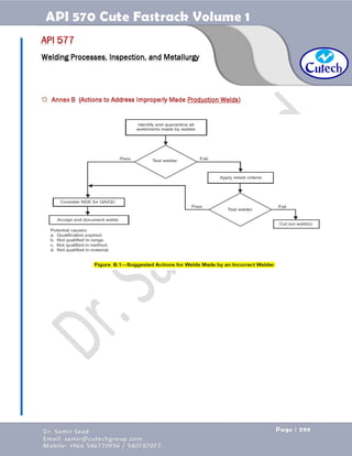 API 570 - Piping Inspector Fastrack- Volume 1-Dr. Samir Saad 