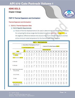 API 570 - Piping Inspector Fastrack- Volume 1-Dr. Samir Saad 