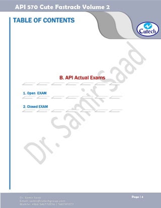 API 570 - Piping Inspector Fastrack- Volume 2-Dr. Samir Saad 