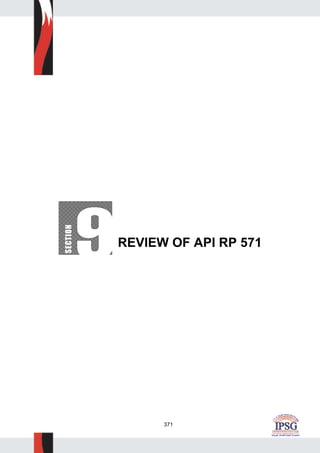 371
REVIEW OF API RP 571
 
