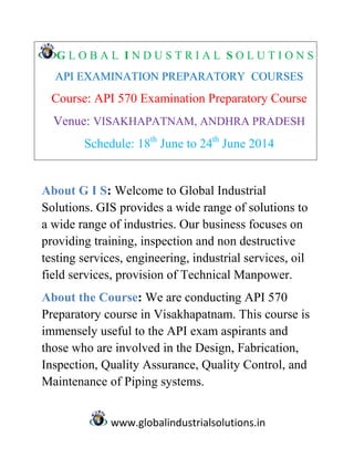 Api 570 Examination Preparatory Course | PDF