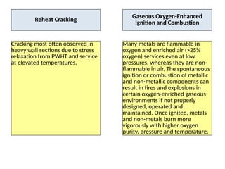 API 571 Damage Mechanisms general mechanical and metallurgical failure ...