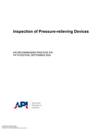 API 576 2024.pdf elementos para inspección | PDF