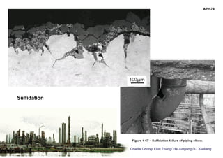 Charlie Chong/ Fion Zhang/ He Jungang / Li Xueliang
API578
Sulfidation
 