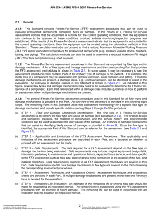 API 579-1/ASME FFS-1 2007 Fitness-For-Service FOREWORD This standard is ...