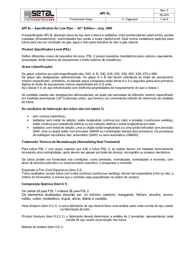 Api 5 l
