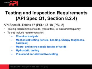 Api 5 l 44 ed psl 1 & psl 2 | PDF
