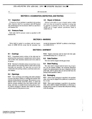 Api 600 | PDF