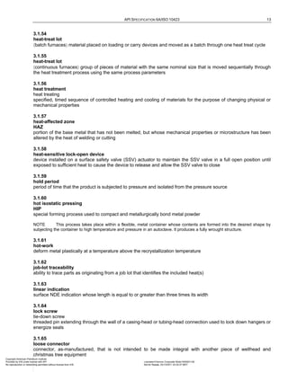 Standard API 6A-2011 for Oil & Gas Wellhead & Christmas Tree Equipment ...
