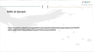 Síguenos en @apiaddicts
Existen Herramientas para generación de parte del código automáticamente
Permite:
➢ Generar código en Java
o Node
➢ Coexistir
implementación fake
con
Implementación
MADA
 