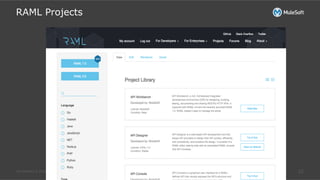 All contents © MuleSoft Inc.
RAML Projects
22
 