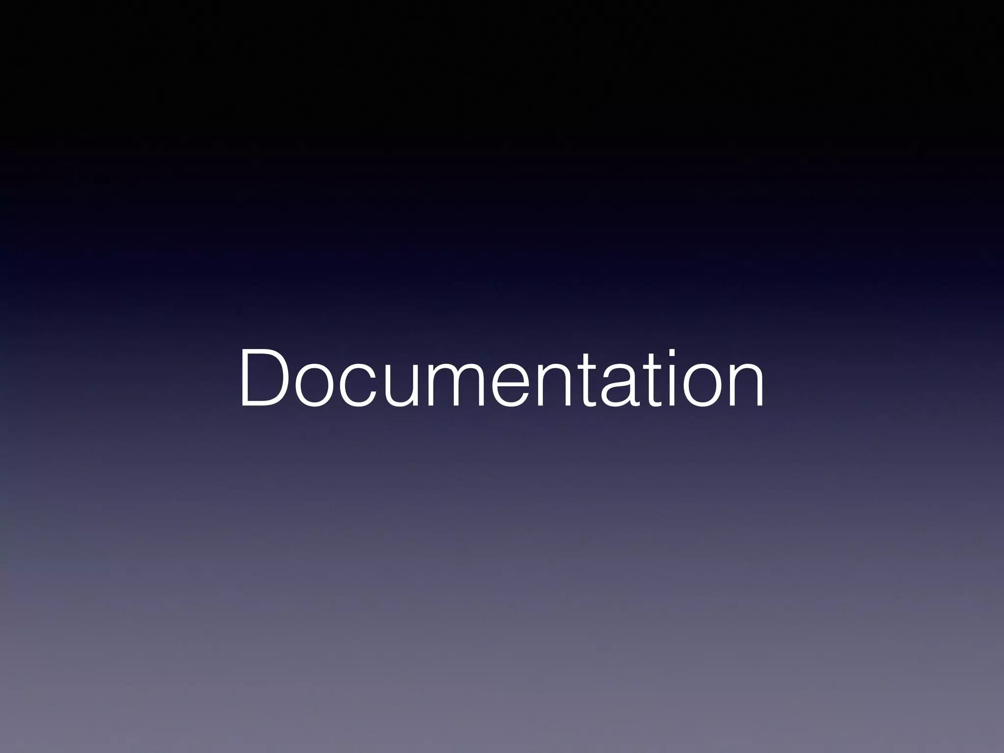 Documentation