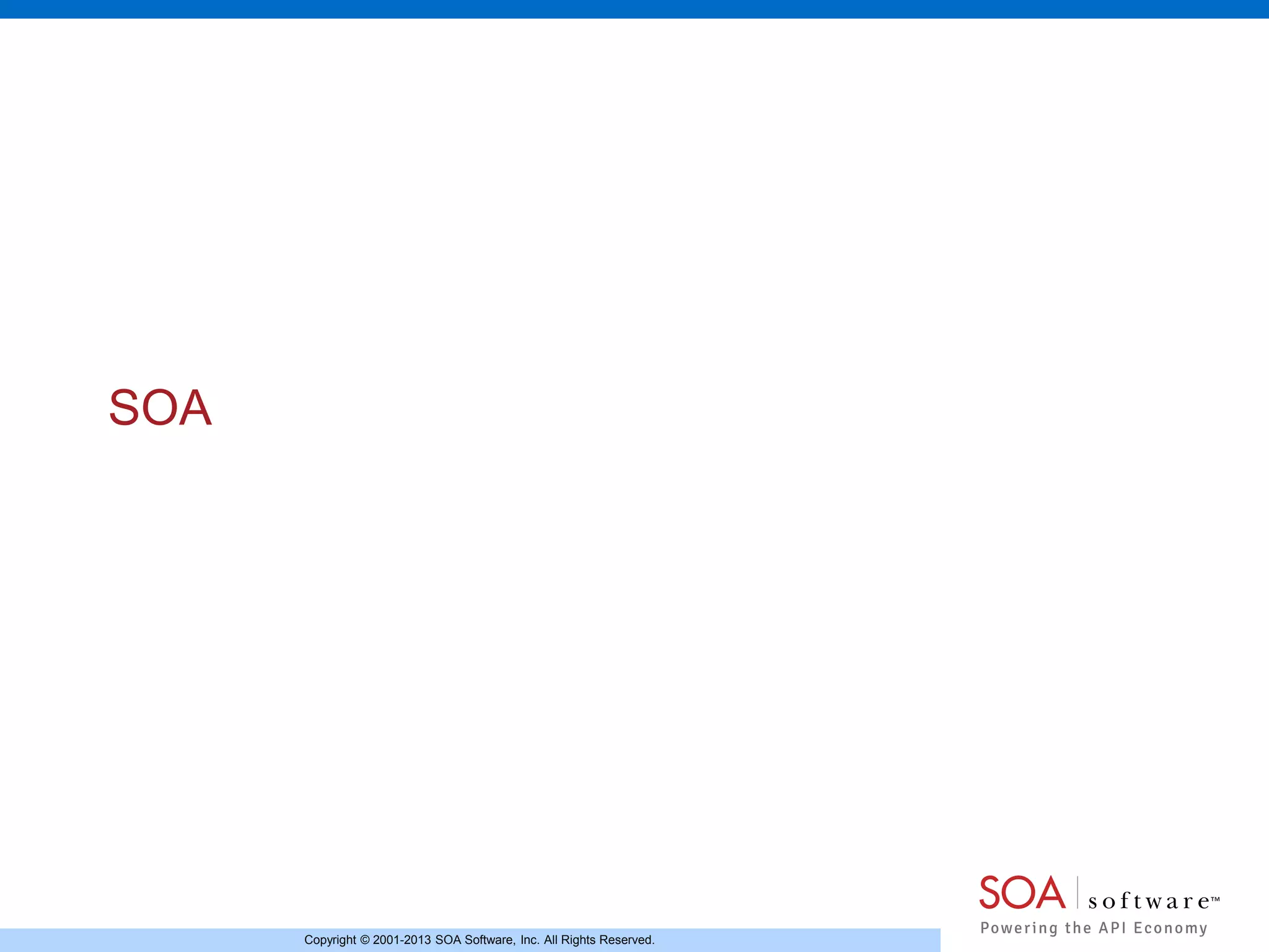 SOA

Copyright © 2001-2013 SOA Software, Inc. All Rights Reserved.

 