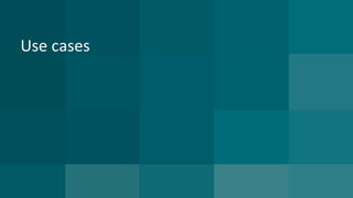 20	
   ©	
  2015	
  CA.	
  ALL	
  RIGHTS	
  RESERVED.	
  
Manufacturing	
  use	
  cases	
  
§  Partner	
  onboarding	
  
§  Order	
  visibility	
  
§  Mobile	
  enablement	
  
§  Supply	
  chain	
  automaRon	
  
§  Parts	
  fulﬁlment	
  
§  Inventory	
  
 