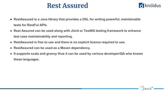 API Automation Testing Using RestAssured+Cucumber | PPT