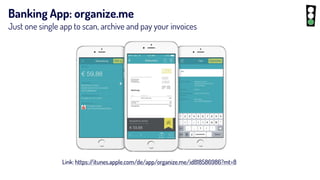 Banking App: Wyze.me
A PFM solution to automate your ﬁnances
 