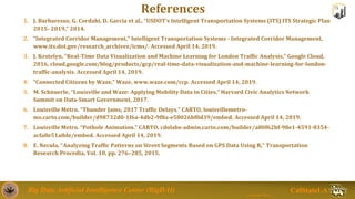 Traffic Data Analysis and Prediction using Big Data | PPTX