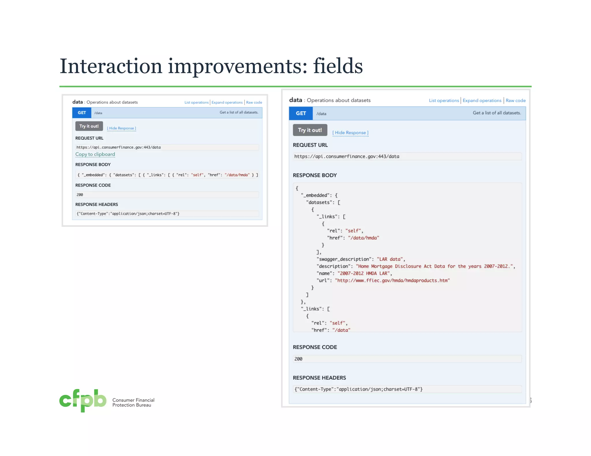 3 
Interaction improvements: fields 
 
