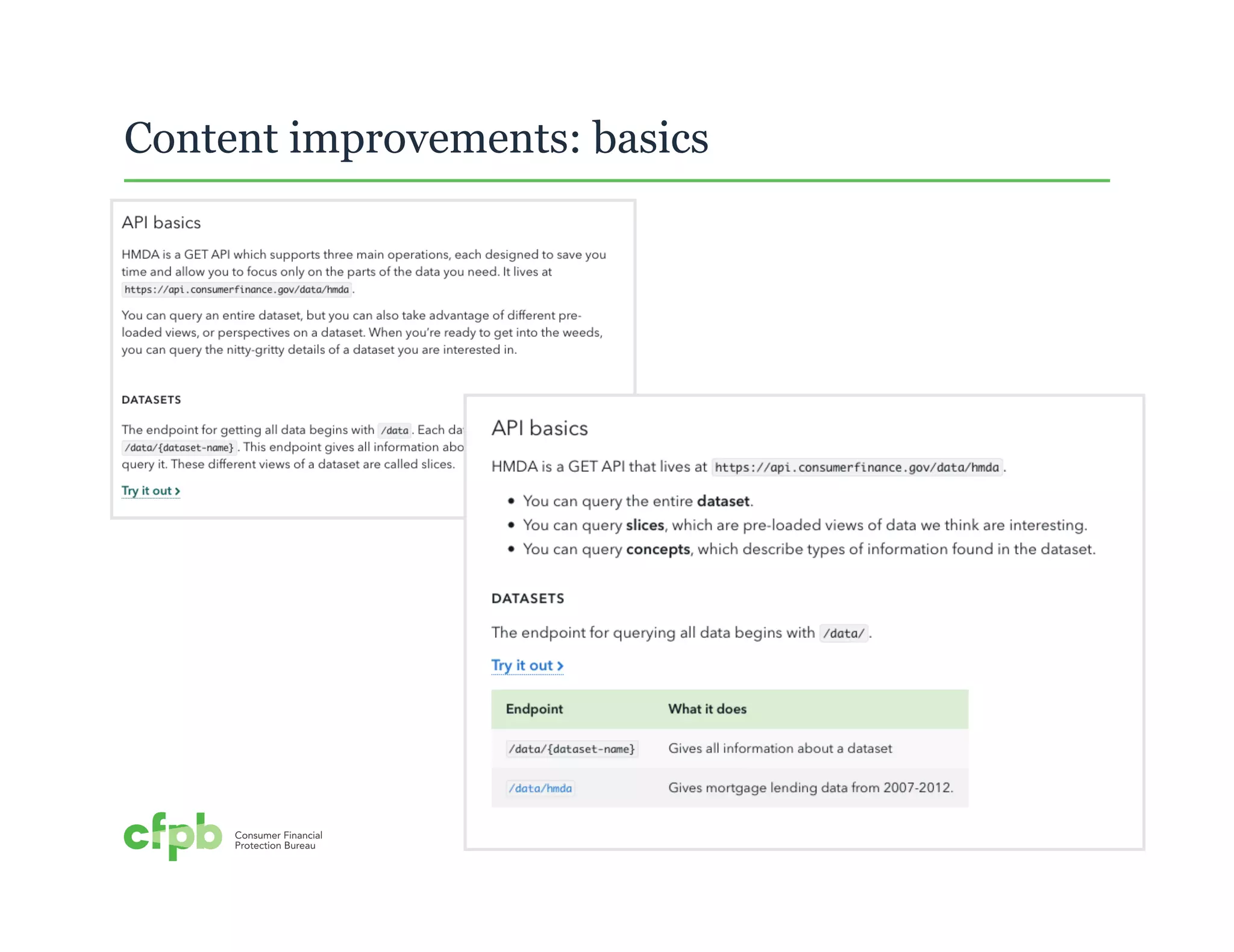 3 
Content improvements: basics 
 