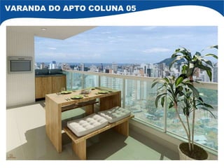 VARANDA DO APTO COLUNA 05 