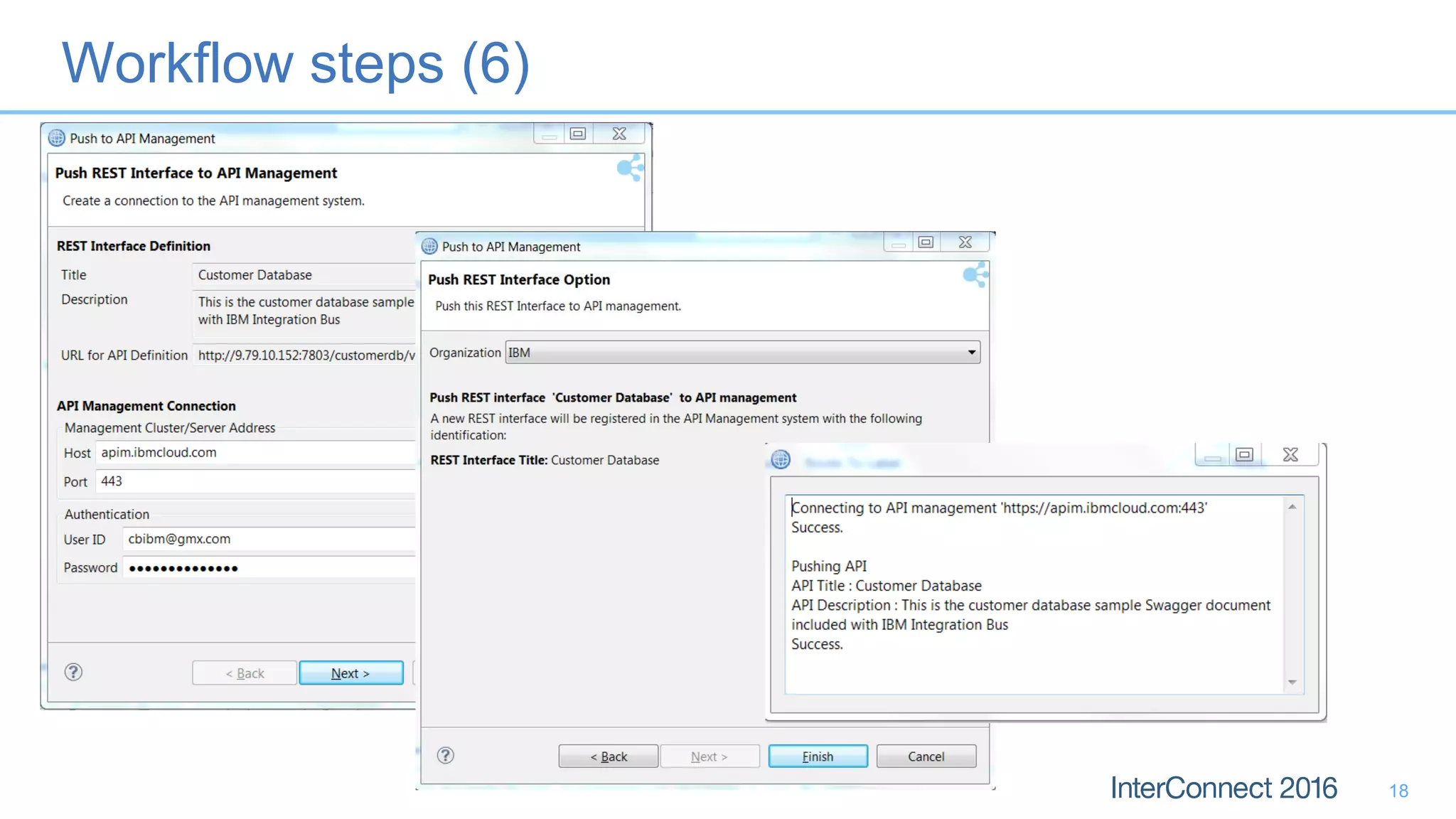 Workflow steps (6)
18
 