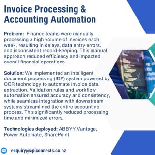 Invoice Processing & Accounting Automation | PDF
