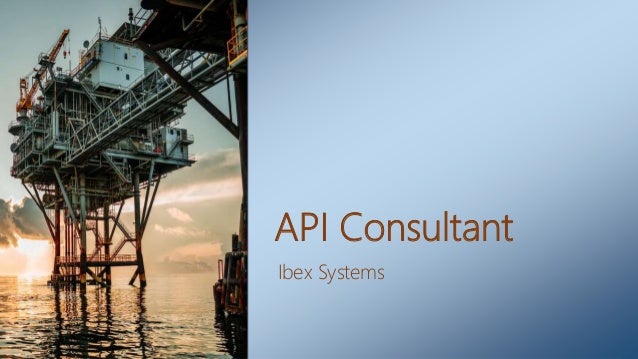 API Consultant
Ibex Systems
 