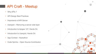 API Design Best Practices & Tech Talk : API Craft Meetup @ Apigee | PPTX