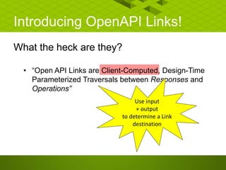 A Tasty deep-dive into Open API Specification Links | PPTX