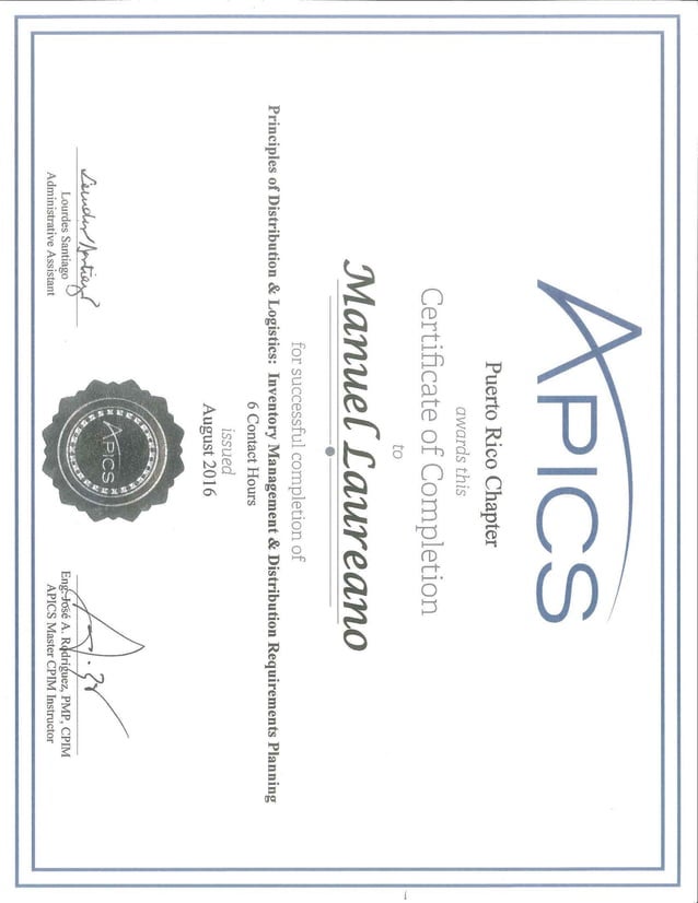 APICS Inventory Management & DRP | PDF
