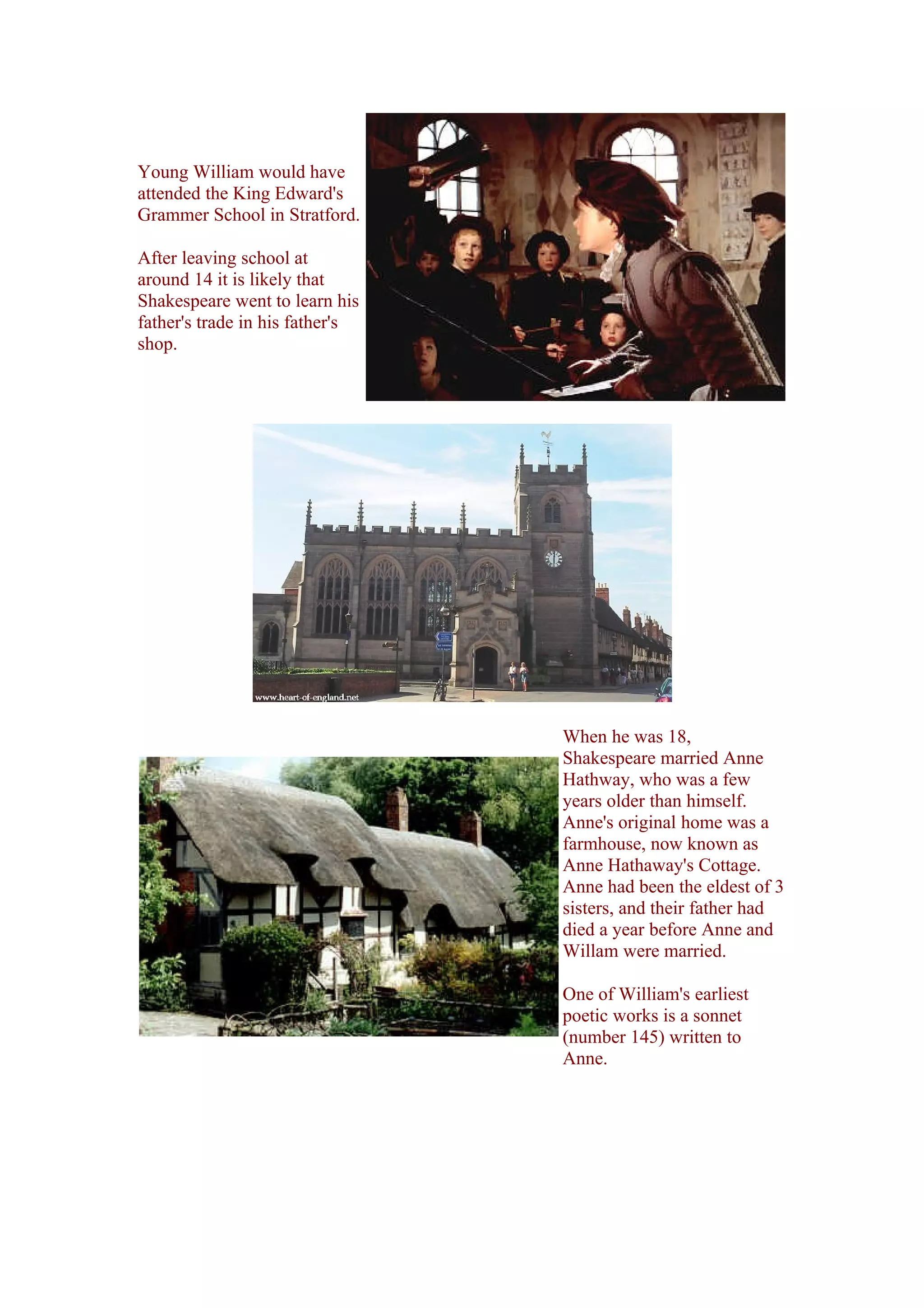 A pictorial biography_of_william_shakespeare | DOC | Theater Venues ...