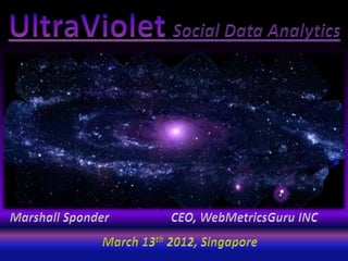Ultra violet data
 