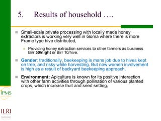 Apiculture value chain development based on experiences of IPMS and partners 