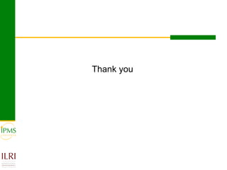 Apiculture value chain development based on experiences of IPMS and partners 
