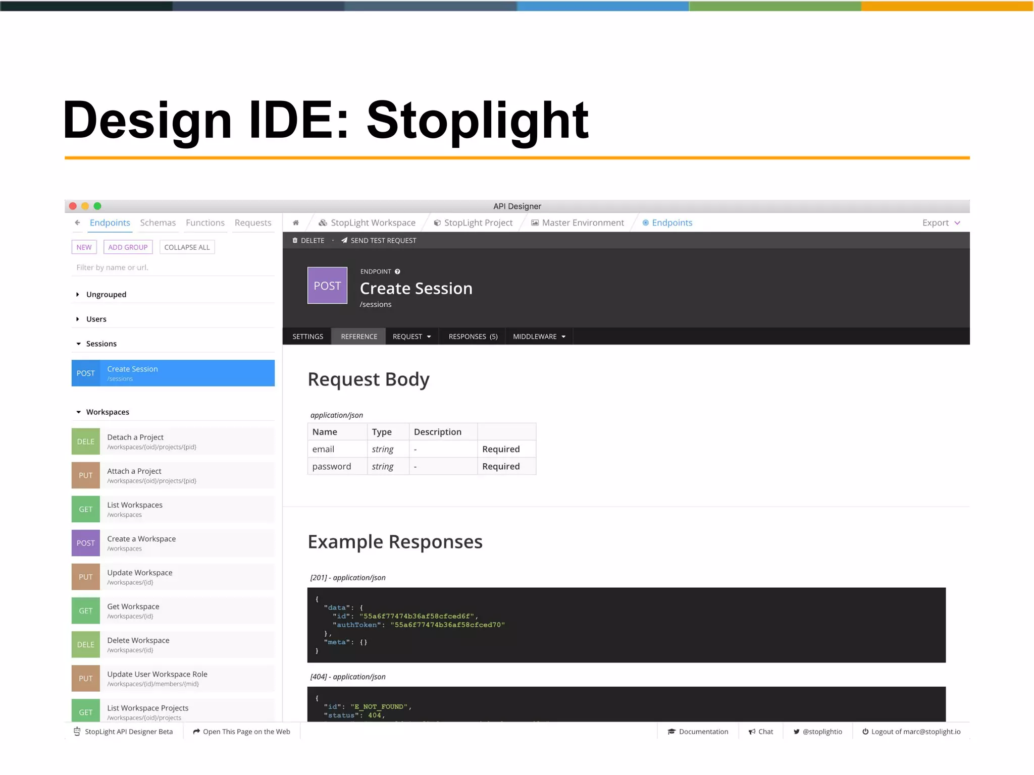 Design IDE: Stoplight
 