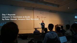 Copyright © NRI SecureTechnologies, Ltd. All rights reserved.
Day 1 Keynote
Lessons & Use-Cases at Scale
by Peter Stanski, Amazon Web Services
 
